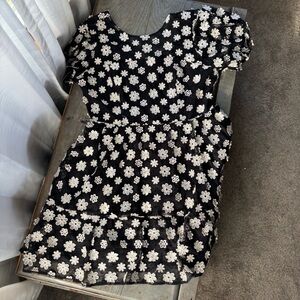 Dress the Population Lillianna puff sleeve flower dress | size large